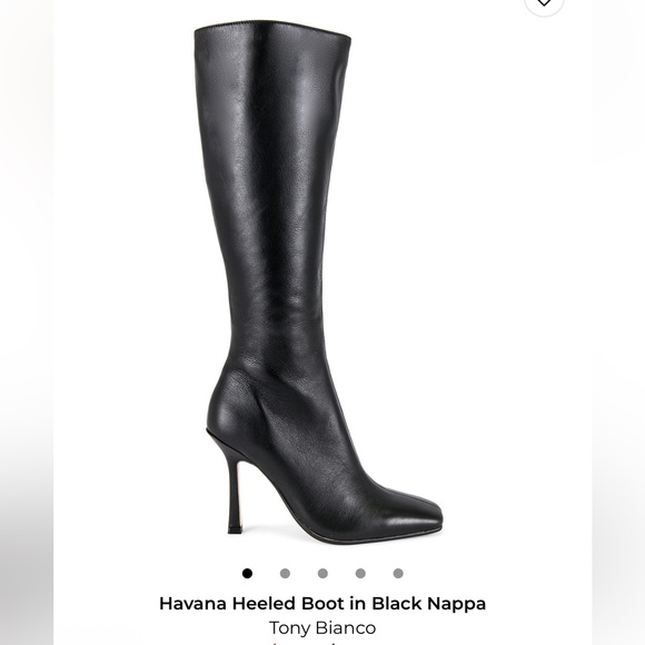 Tony Bianco Shoes - Tony Bianco Havana Black Nappa Heeled Boots